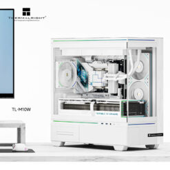 Thermalright TL-M10 Mid-Tower ARGB M-ATX Gaming Case – Black/White (4x ARGB Fan) - image 4