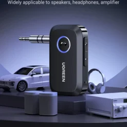 UGREEN 90748 Bluetooth 5.3 AUX Adapter – Bluetooth Car Receiver - image 3