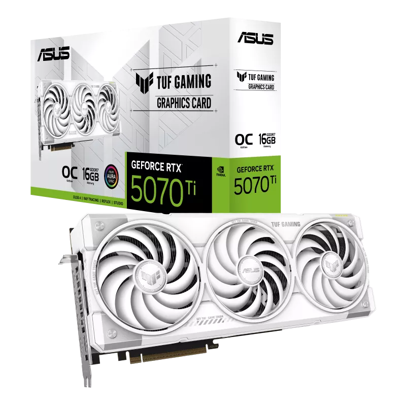ASUS TUF GAMING RTX 5070 TI 16GB OC WHITE