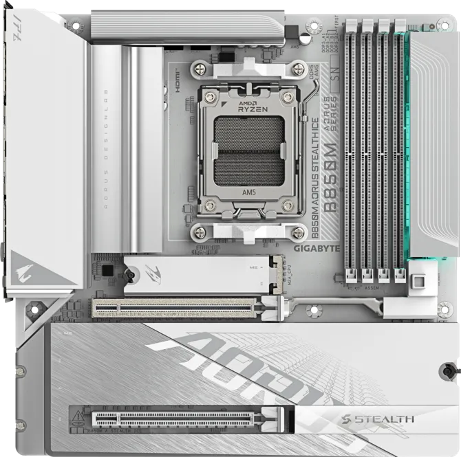 GIGABYTE B850M AORUS STEALTH ICE