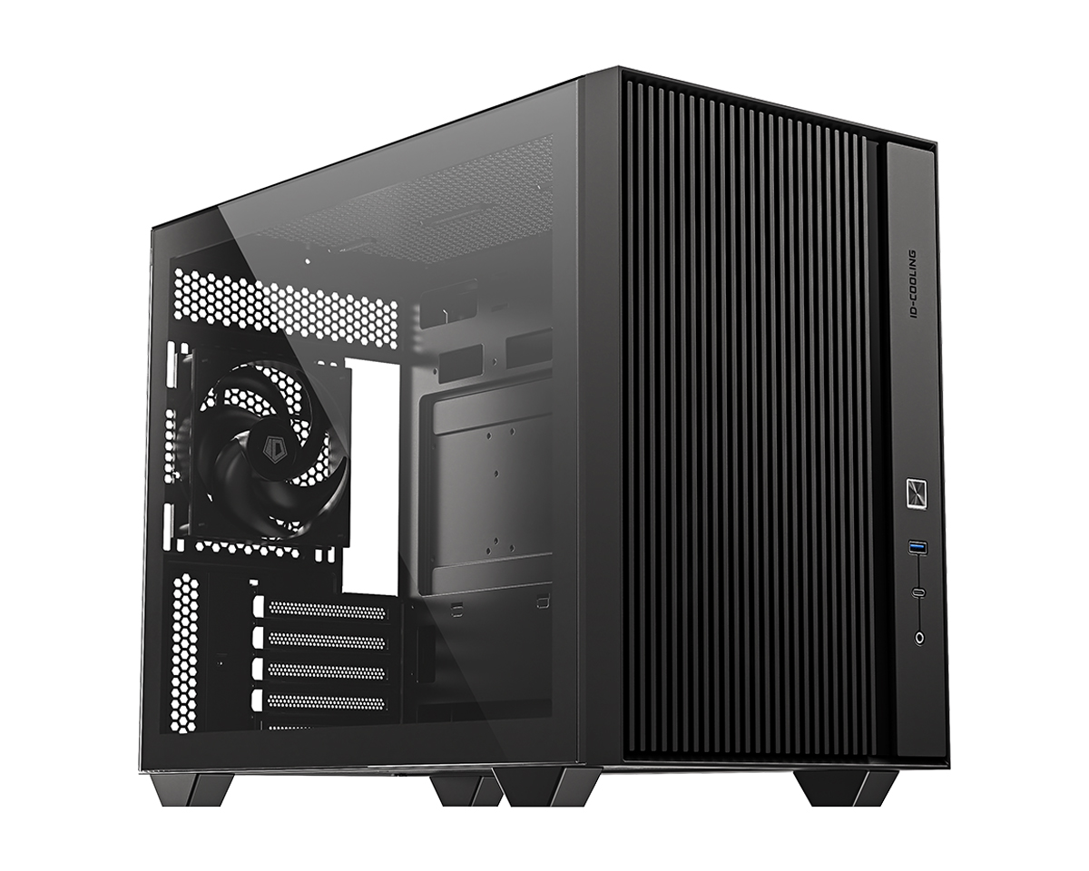 ID-Cooling Flow 500 Air M-ATX Gaming Case – Black/White (3x Fan) Price in Pakistan
