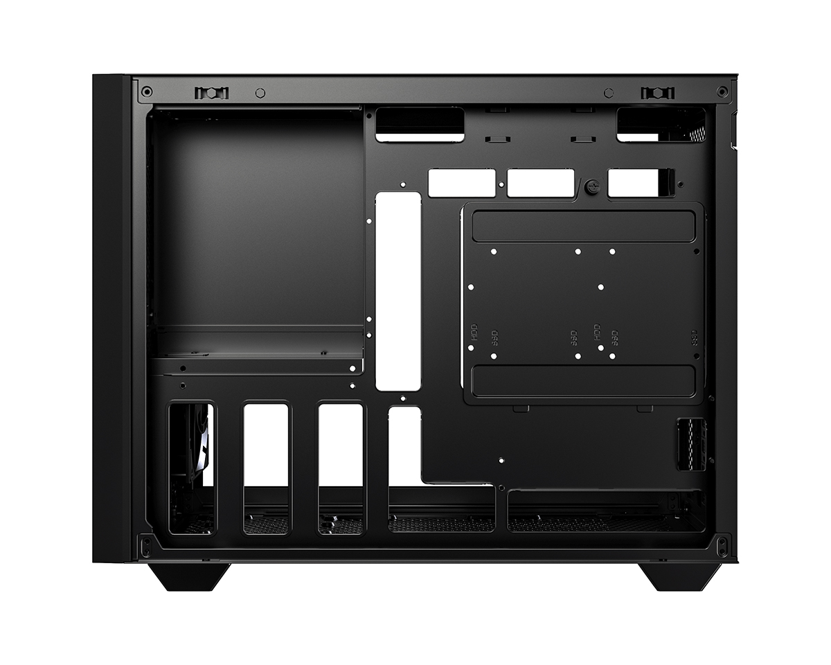 ID-Cooling Flow 500 Air M-ATX Gaming Case – Black/White (3x Fan) image 4