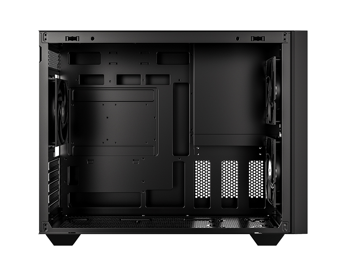 ID-Cooling Flow 500 Air M-ATX Gaming Case – Black/White (3x Fan) image 5