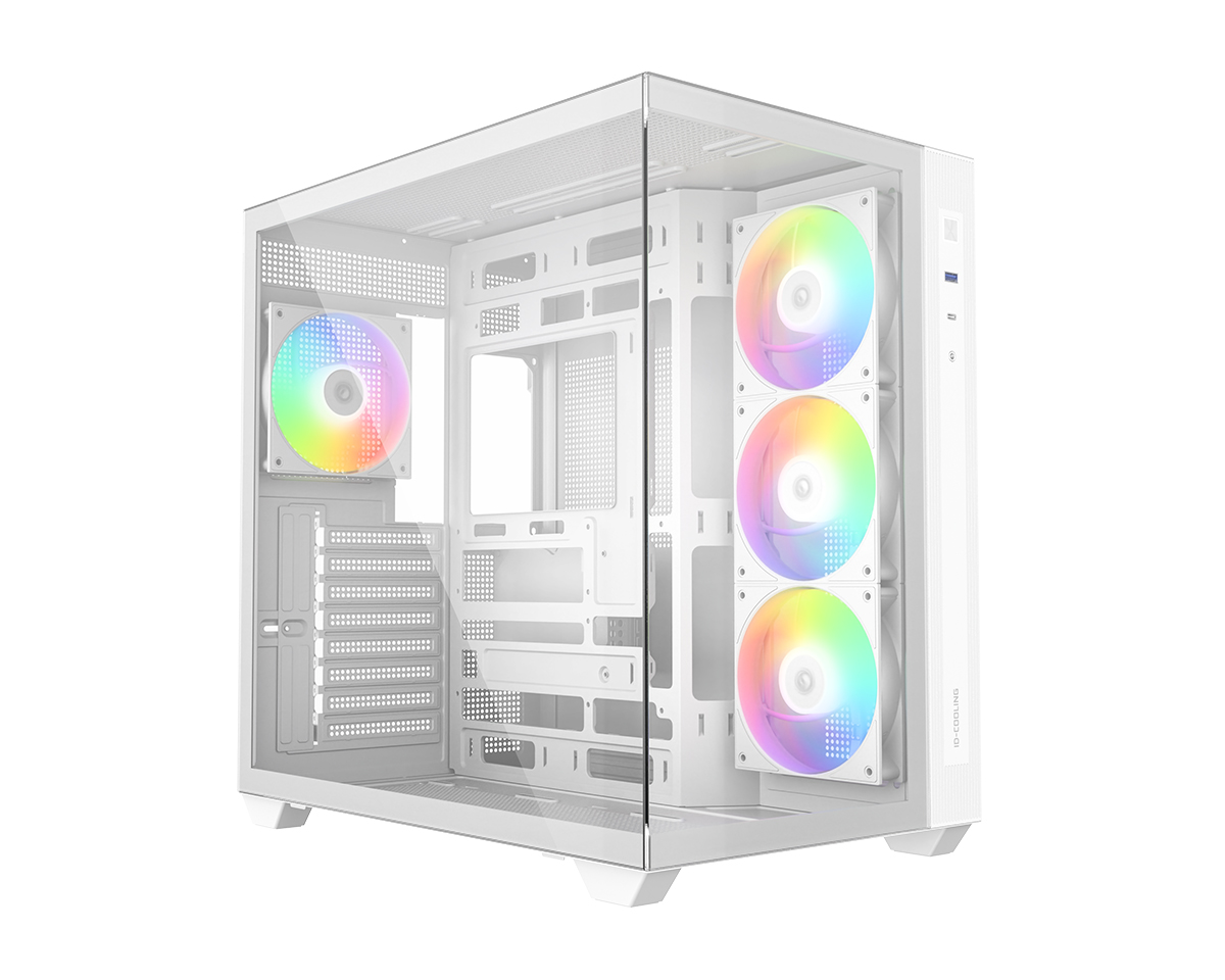 ID-COOLING VIEW 510 ARGB WHITE