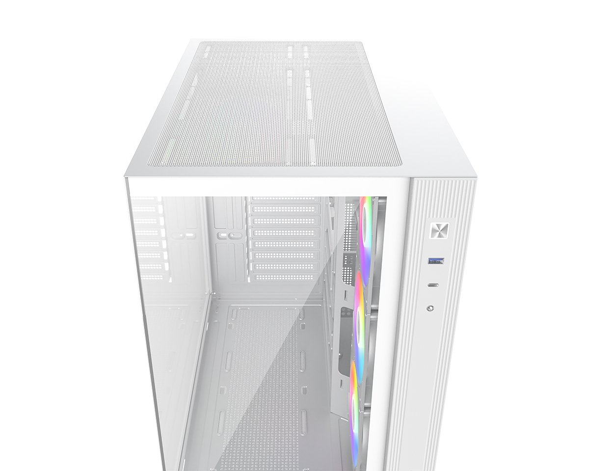 ID-COOLING VIEW 510 ARGB WHITE