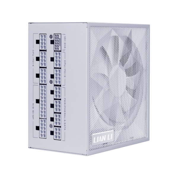 Lian Li SX Platinum 1200W (SX1200P) 80 PLUS Titanium Certified Fully Modular ATX Power Supply – Black/White image 5