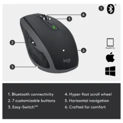 Logitech MX Anywhere 2S Wireless Mouse – Graphite - image 3