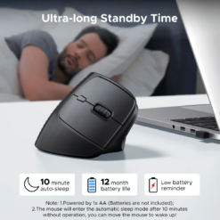 UGREEN 65042 Wireless Vertical Mouse - image 3