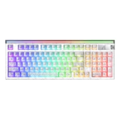 Attack Shark R98 HE Carbon Fiber Rapid Trigger 8K Wired RGB Magnetic Gaming Keyboard – Ink Shade/Ice Ninja/Black Green/Moonlight - image 4