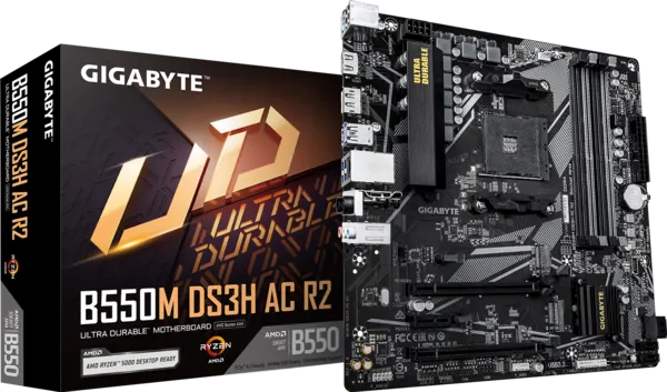 GIGABYTE B550M DS3H AC R2