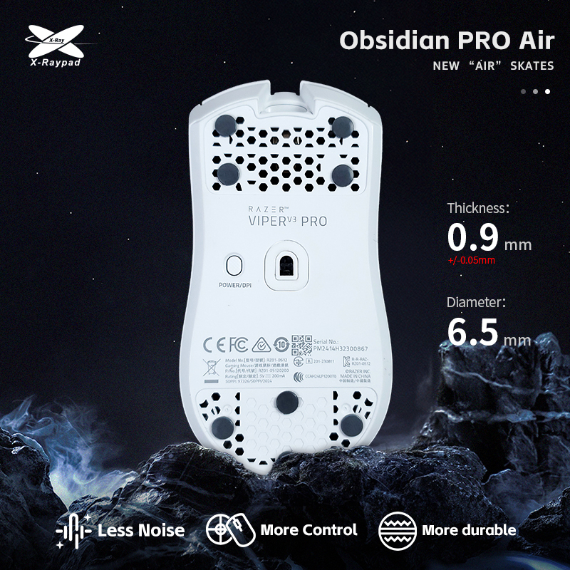 X-RAYPAD OBSIDIAN AIR PRO DARK GREY 6.5MM