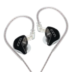 CCA CRA Hi-Fi Gaming IEM Earphones – Silver/Black (3.5mm) [with mic/without mic] - image 2