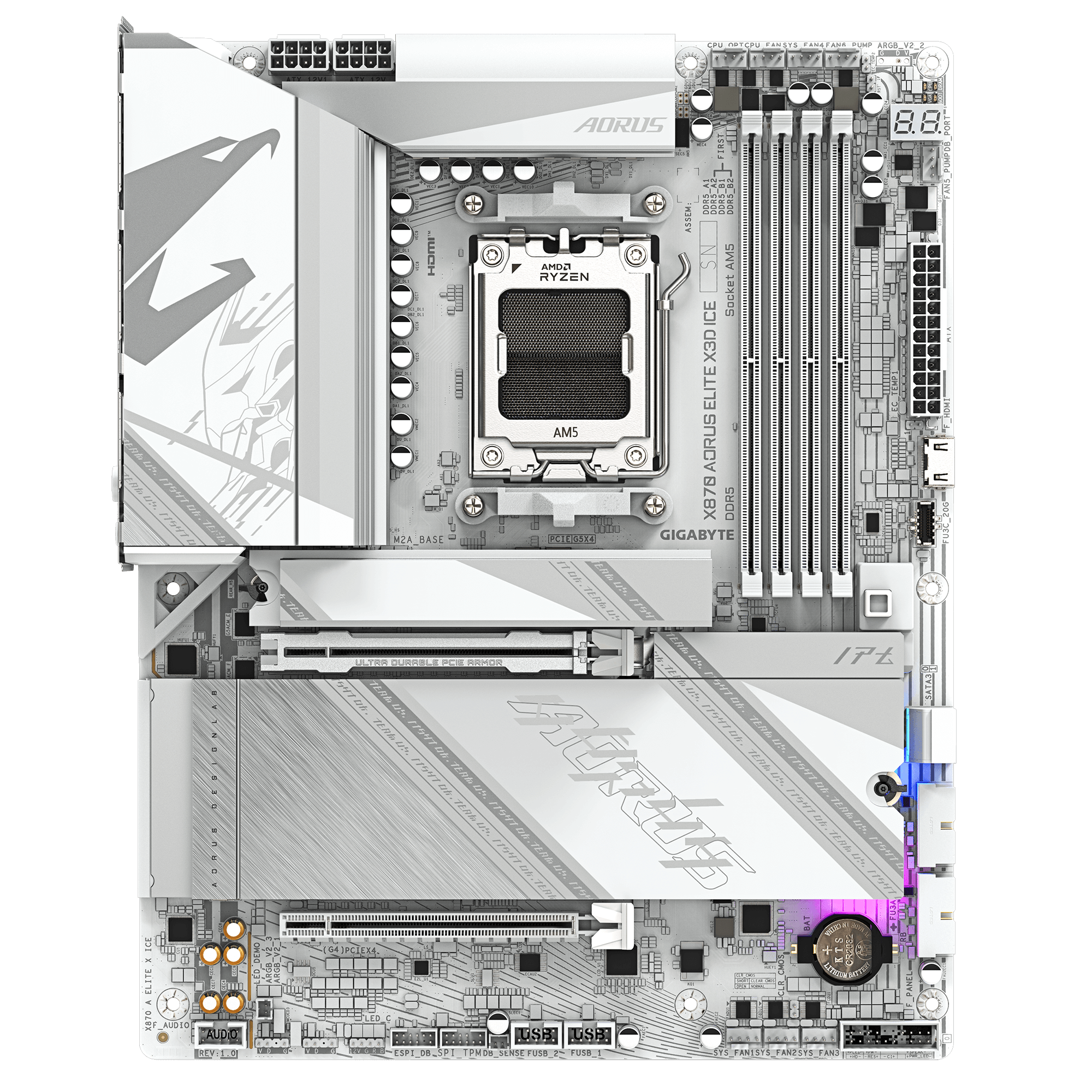 GIGABYTE X870 AORUS ELITE X3D ICE