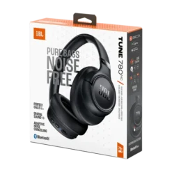 JBL Tune 780NC Wireless Adaptive Noise Cancelling Over-Ear Headphones – Black/White/Blue/Lavender/Beige - image 3