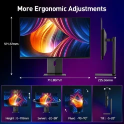 Koorui S3241XO, 32″ 4K (3840×2160) UHD 240Hz 0.03ms, OLED Gaming Monitor - image 2