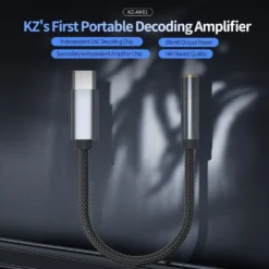 KZ AM01 Portable Decoding Amplifier (DAC) Cable – 3.5mm to Type-C - image 3