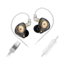 KZ EDX Pro 2 Dynamic Drivers Gaming IEM Earphones – Crystal (Type-C) [with mic] - image 2