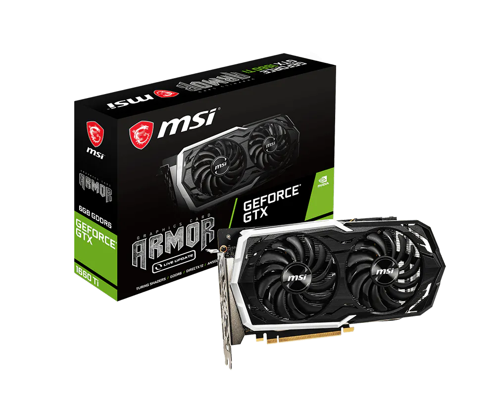 MSI GTX 1660 TI ARMOR 6GB