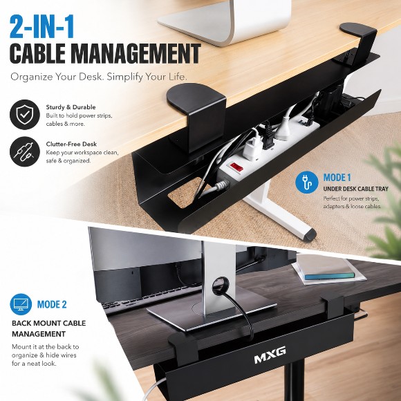 MXG 2IN1 CABLE MANGEMENT TRAY
