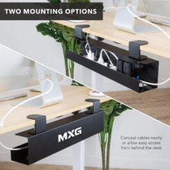 MXG 2in1 Under-Desk Cable Management Tray - image 6