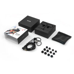 Turthear Gate Dynamic Drivers Gaming IEM Earphones – Black/White (3.5mm) [with mic] - image 4